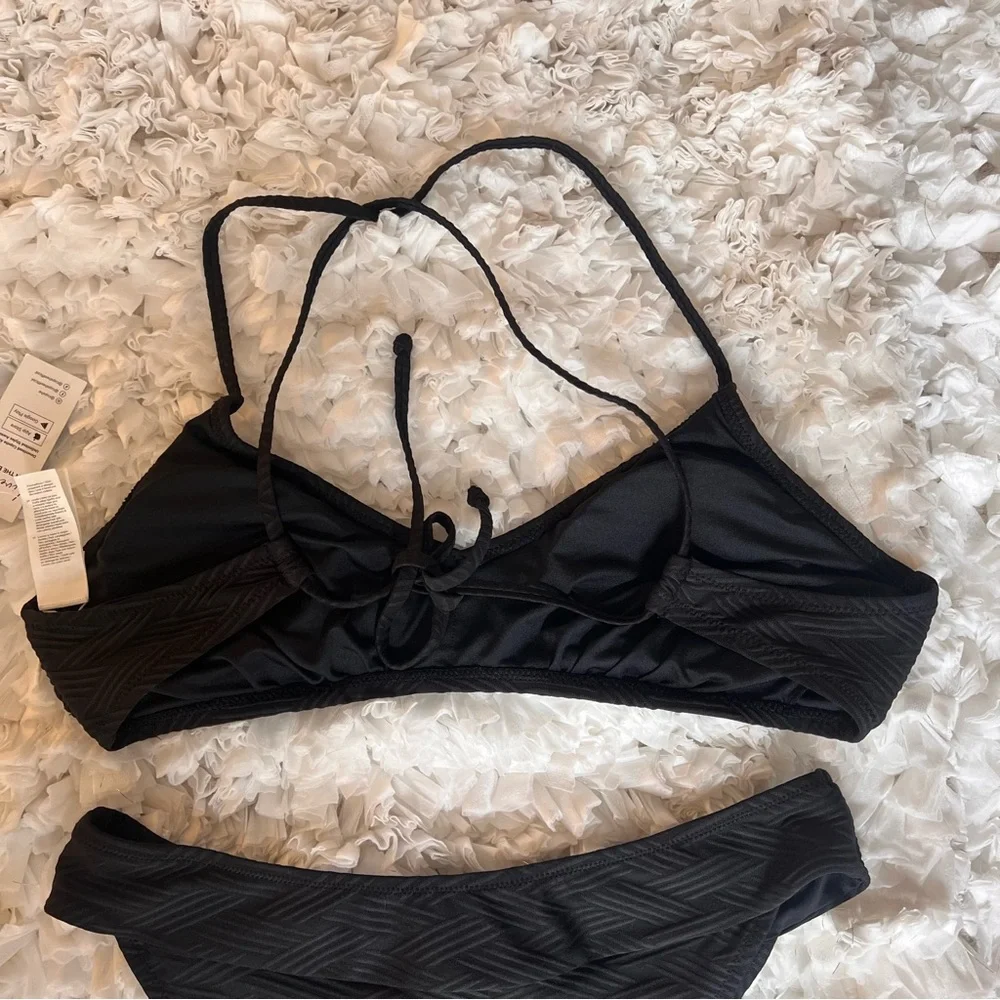 NWT Bikini Sets‎ for Women Crisscross Self Tie Spaghetti Straps V Neck Low Waist